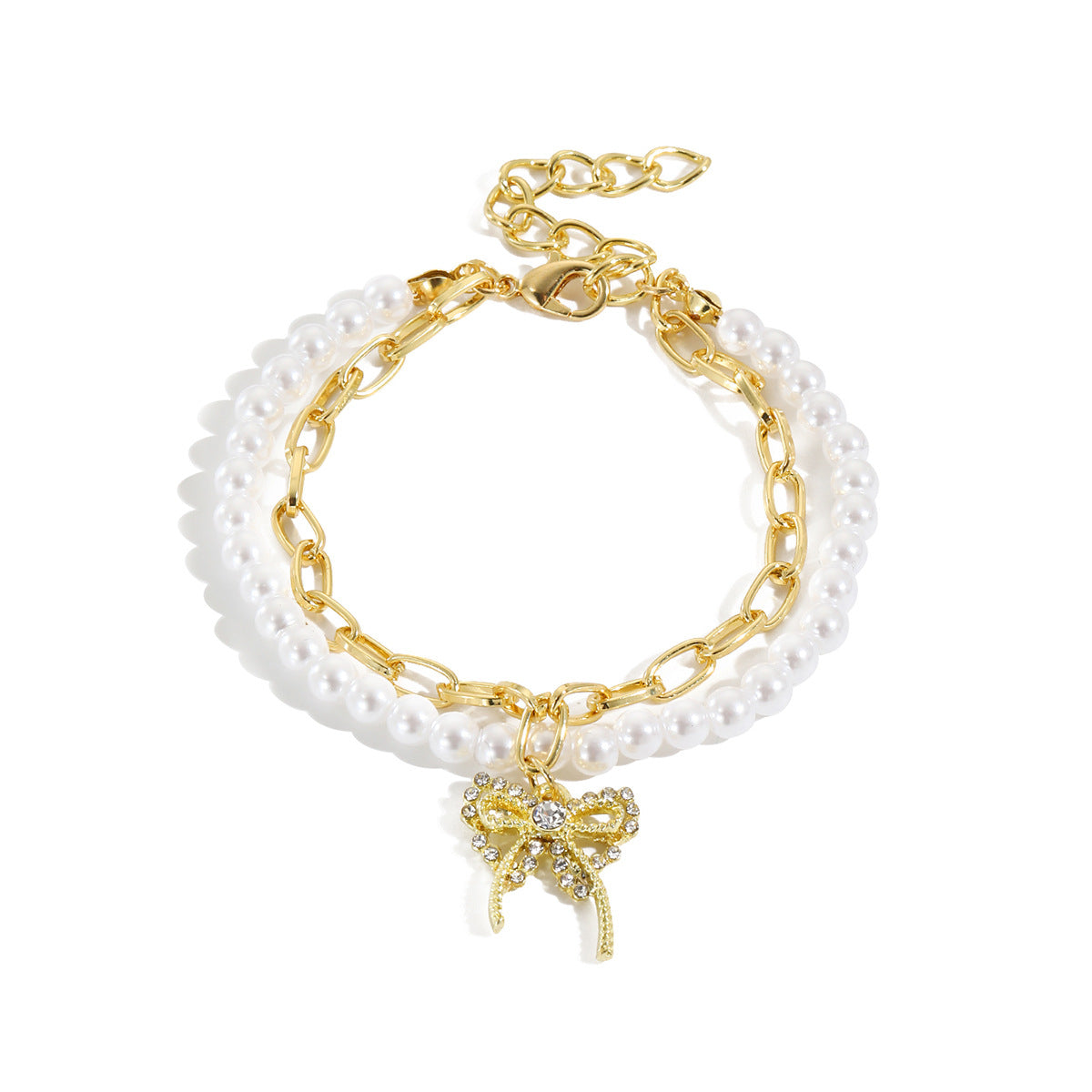 Wholesale Bohemian Pearl Alloy Bracelet
